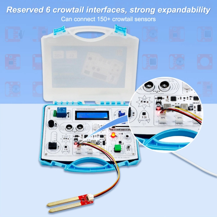 Arduino All-in-one kit with 6 crowtail interfaces