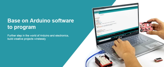 this kit base on arduino software to program