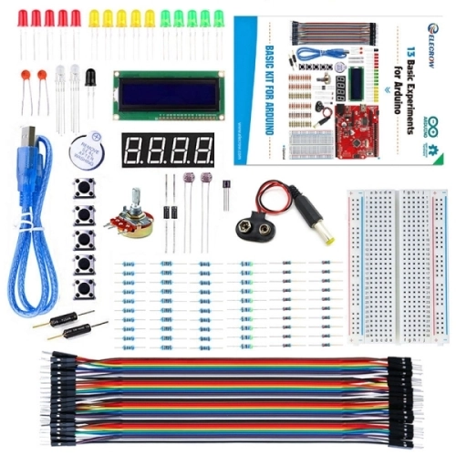 Bộ Kit Cơ Bản cho Người Mới Bắt Đầu với Sách Hướng Dẫn - Arduino